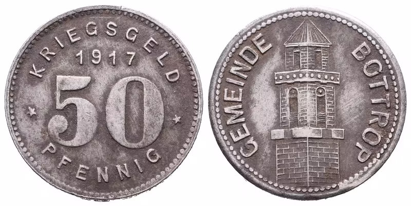 Nouzové ražby, 50 Pfennig 1917 - Bottrop