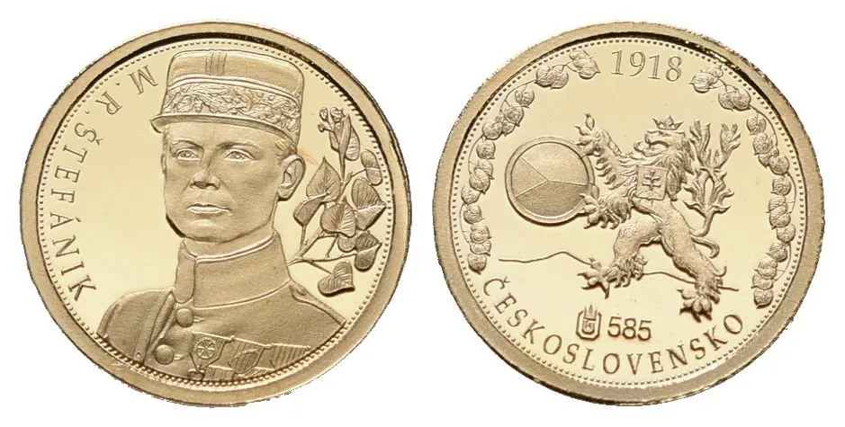 Medaile b.l. (2018) - M. R. Štefánik - 100 let Československa