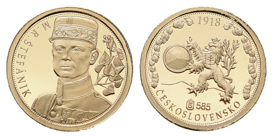 Medaile b.l. (2018) - M. R. Štefánik - 100 let Československa