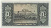 100 Koruna b.d. (1945), série PN, PS, Hej.74a.S1 - fotografie 2