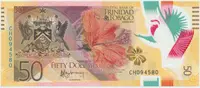 Trinidad a Tobago, 50 Dollars 2015, plastová, P.59