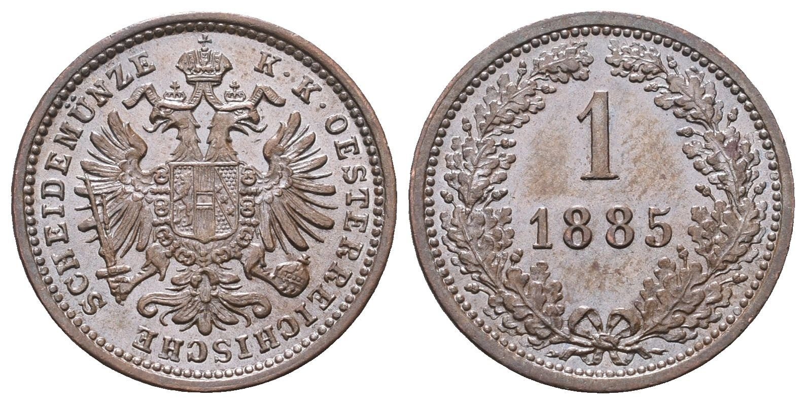 1 Krejcar 1885