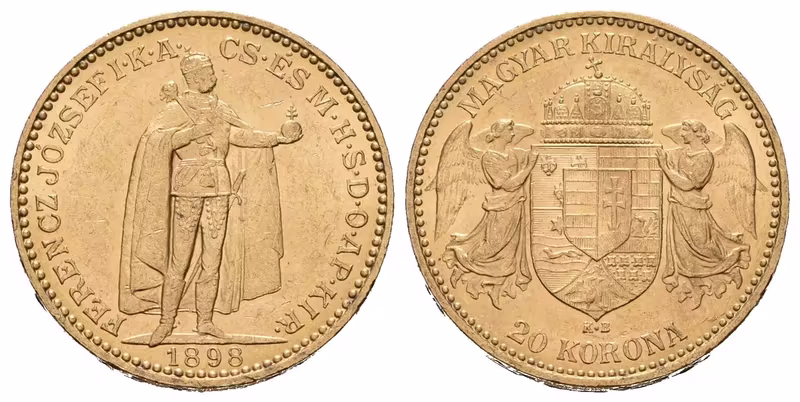 20 Koruna 1898 KB