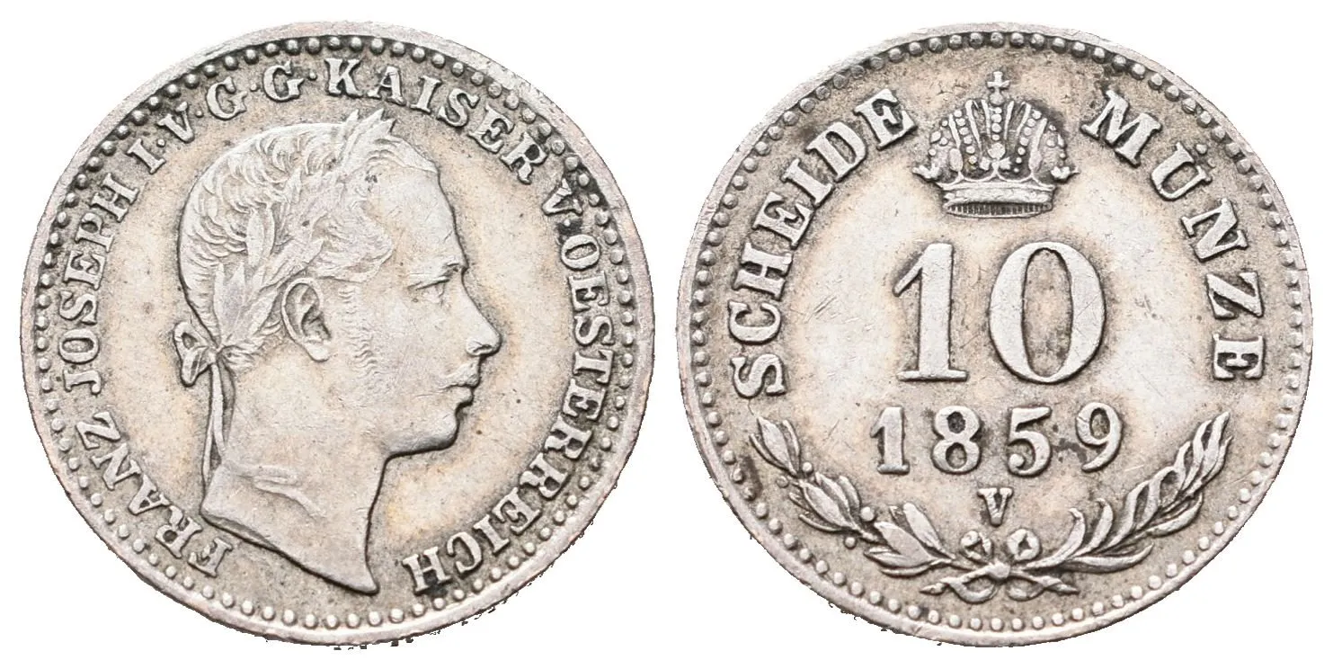 10 Krejcar 1859 V