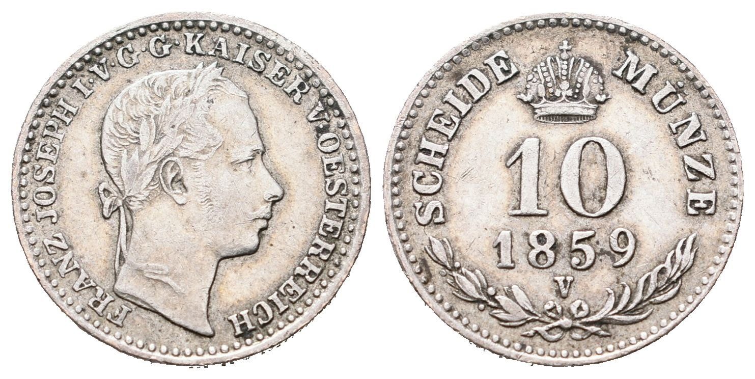 10 Krejcar 1859 V