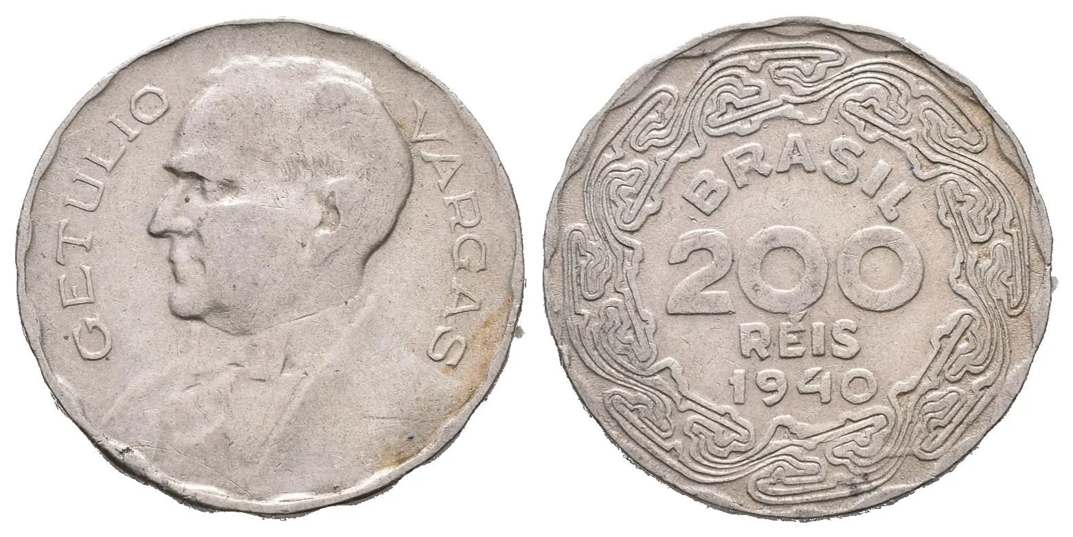 Brazílie, 200 Reis 1940