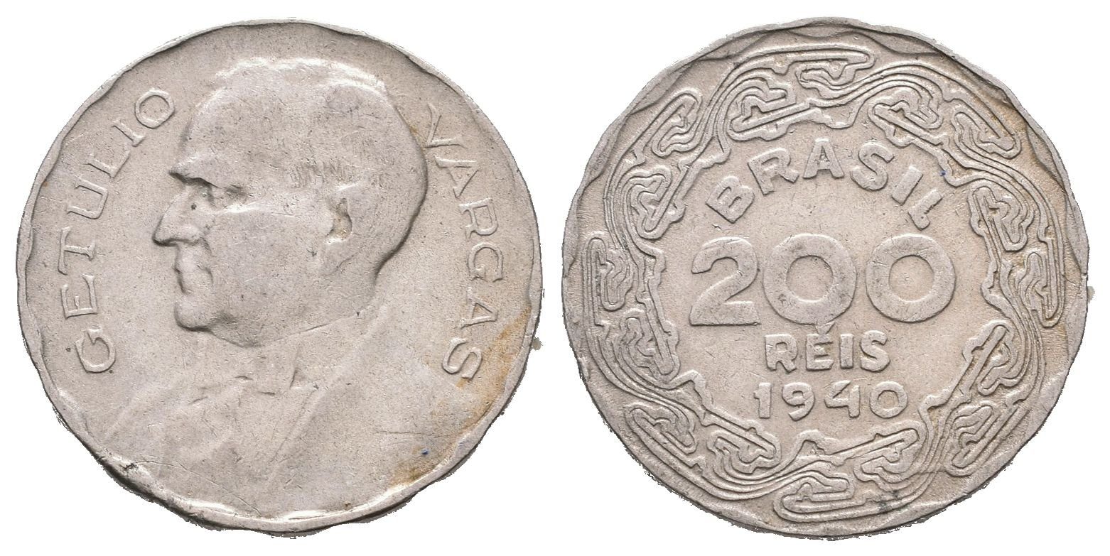 Brazílie, 200 Reis 1940