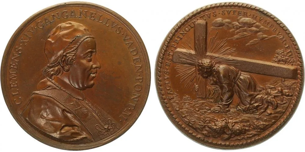 Vatikán, Clement XIV., 1769 - 1774 — 1