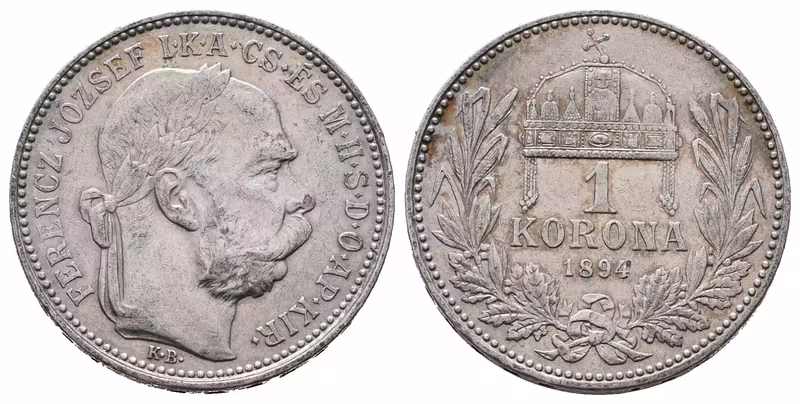 1 Koruna 1894 KB