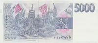 Česká republika, 5000 Koruna 1993, série A, Hej.CZ12a