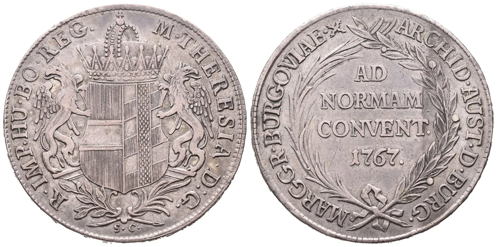 Marie Terezie, Tolar 1767 SC
