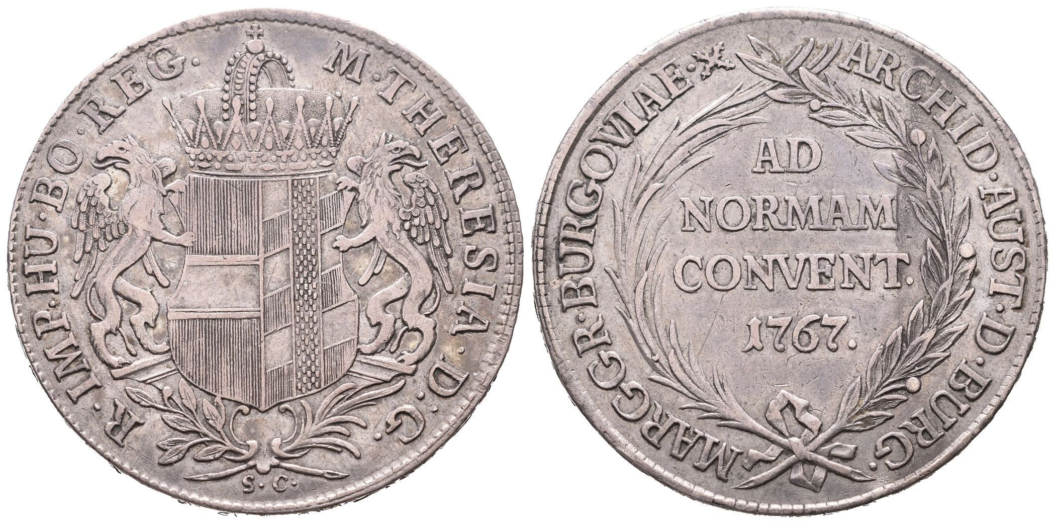 Marie Terezie, Tolar 1767 SC
