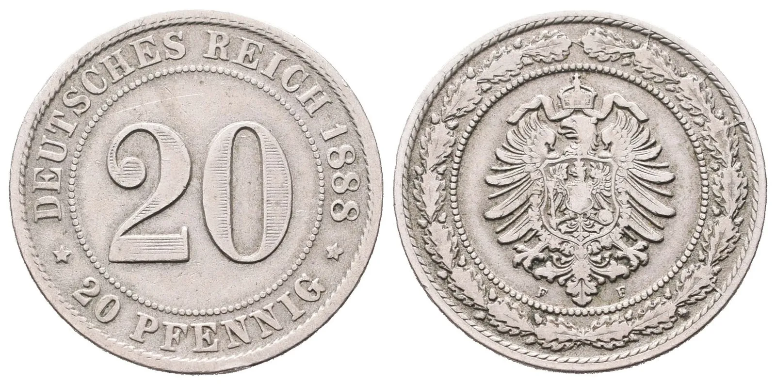 20 Pfennig 1888 F