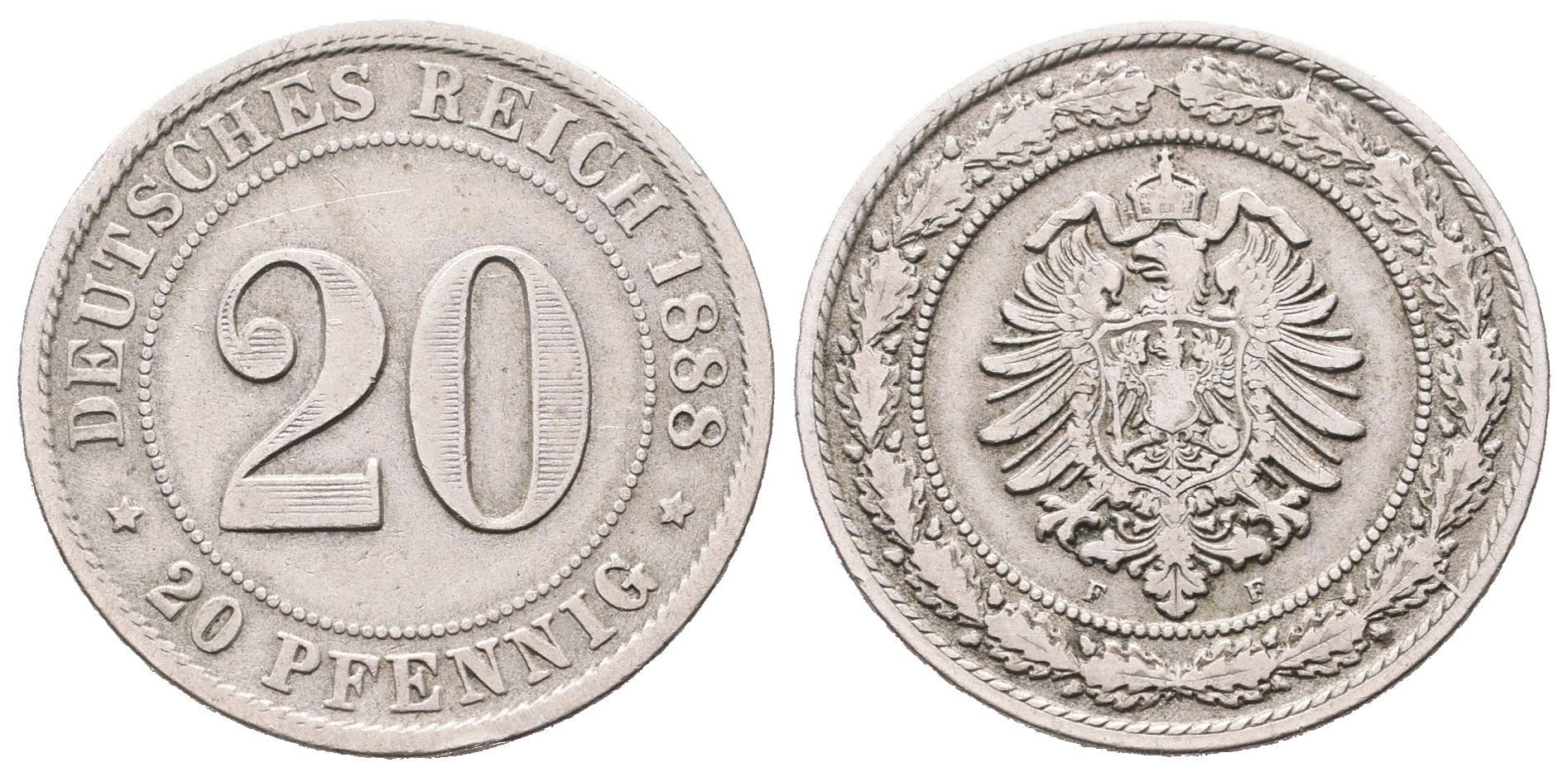 20 Pfennig 1888 F