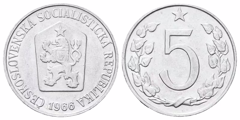 5 Haléř 1966