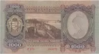 Maďarsko, 1000 Pengö 1943, Hej.H12a - fotografie 2