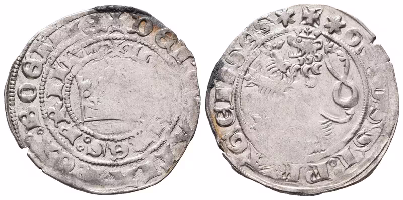 Jan Lucemburský, Pražský groš, Castelin 28