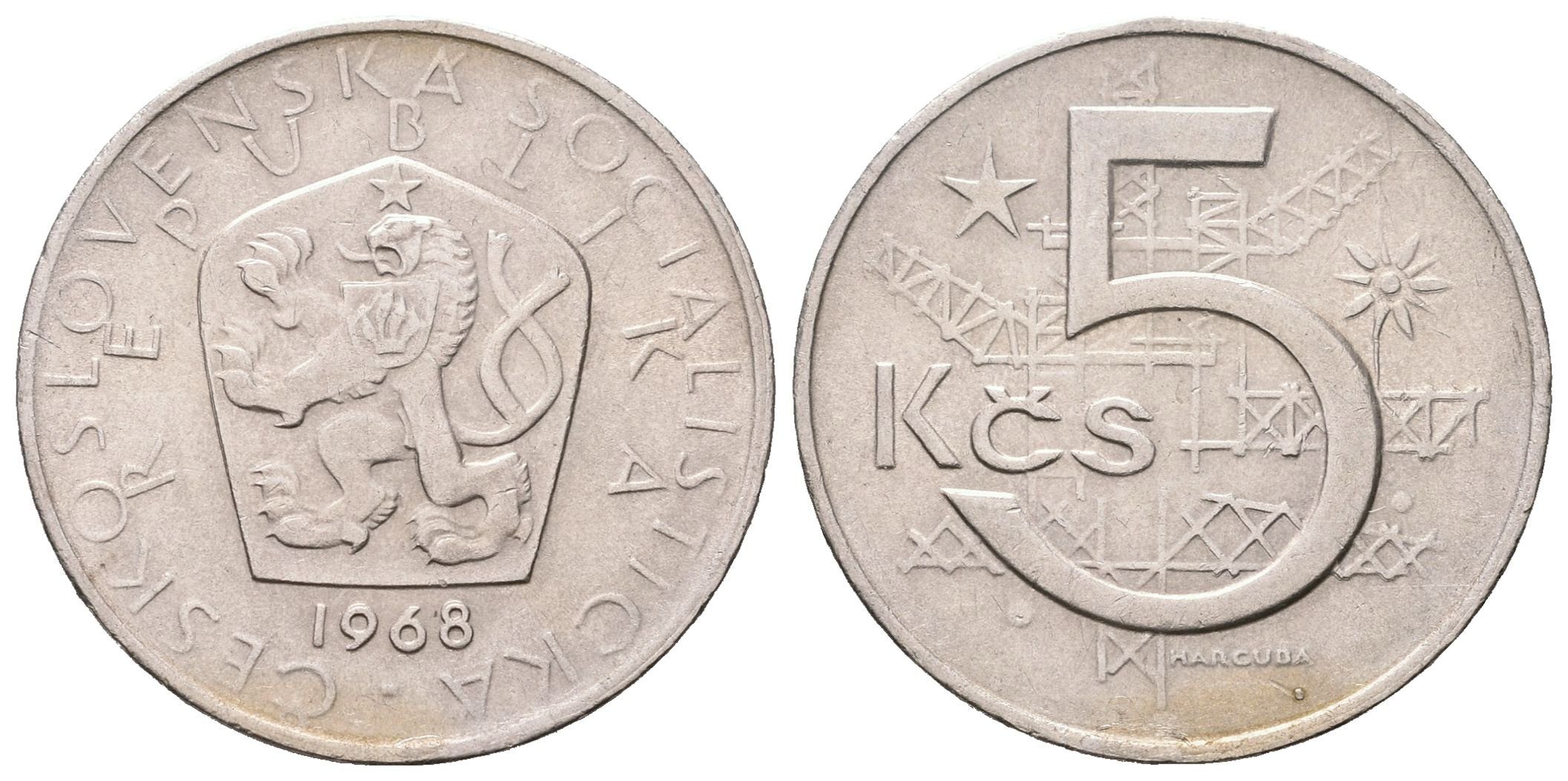 5 Koruna 1968