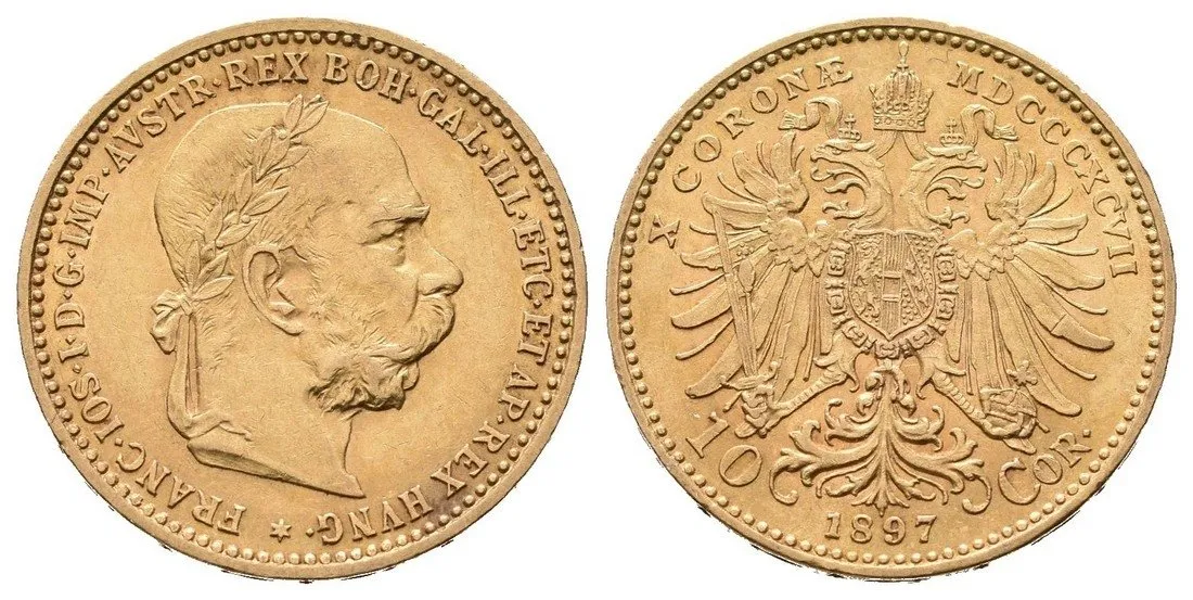 10 Koruna 1897 b.z.