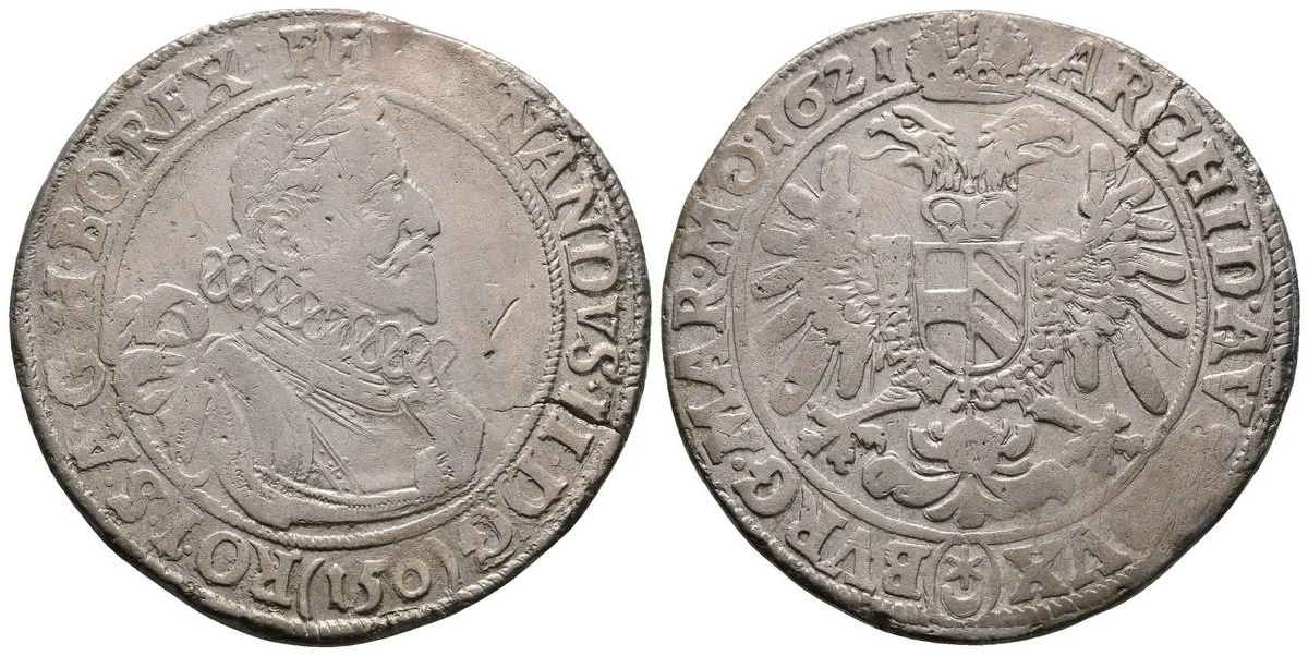 Ferdinand II., 1619 - 1637 (Mince kiprová) — 1