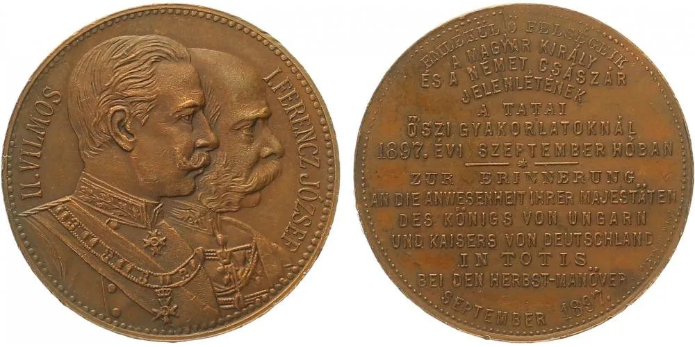 František Josef I., medaile vojenských manévrů — 1