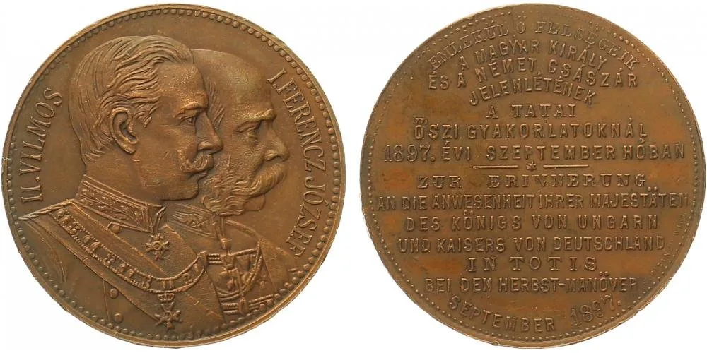 František Josef I., medaile vojenských manévrů — 1