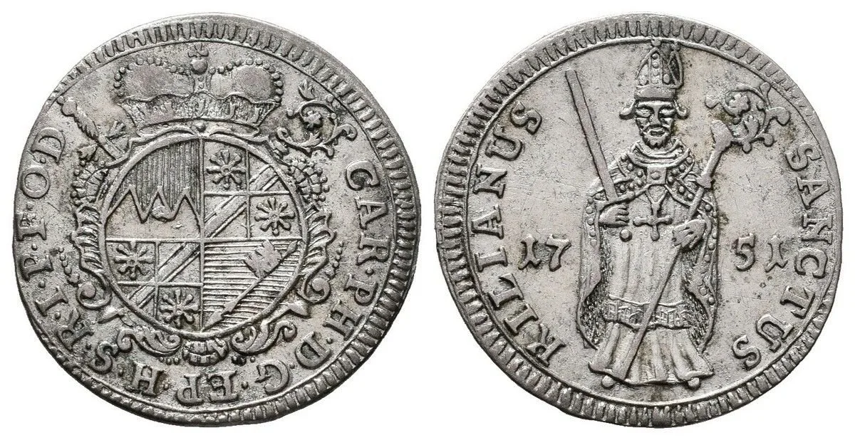 Würzburg - biskupství, Karl Philipp von Greifenklau, 1749 - 1754 — 1