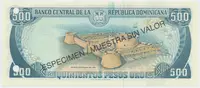 Dominikánská republika, 500 Pesos Oro 1998, P.157s3 - fotografie 2