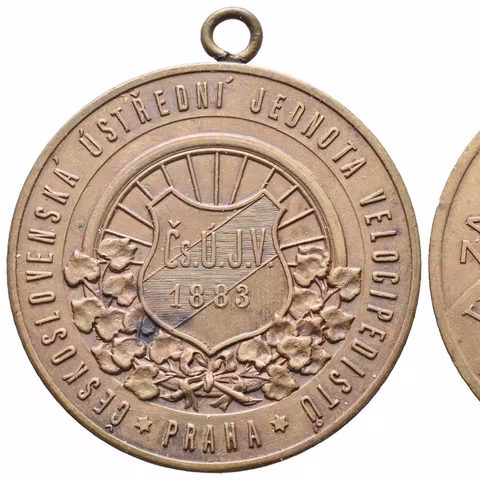 AE Medaile 1928 - V upomínku na propagační závod Československé