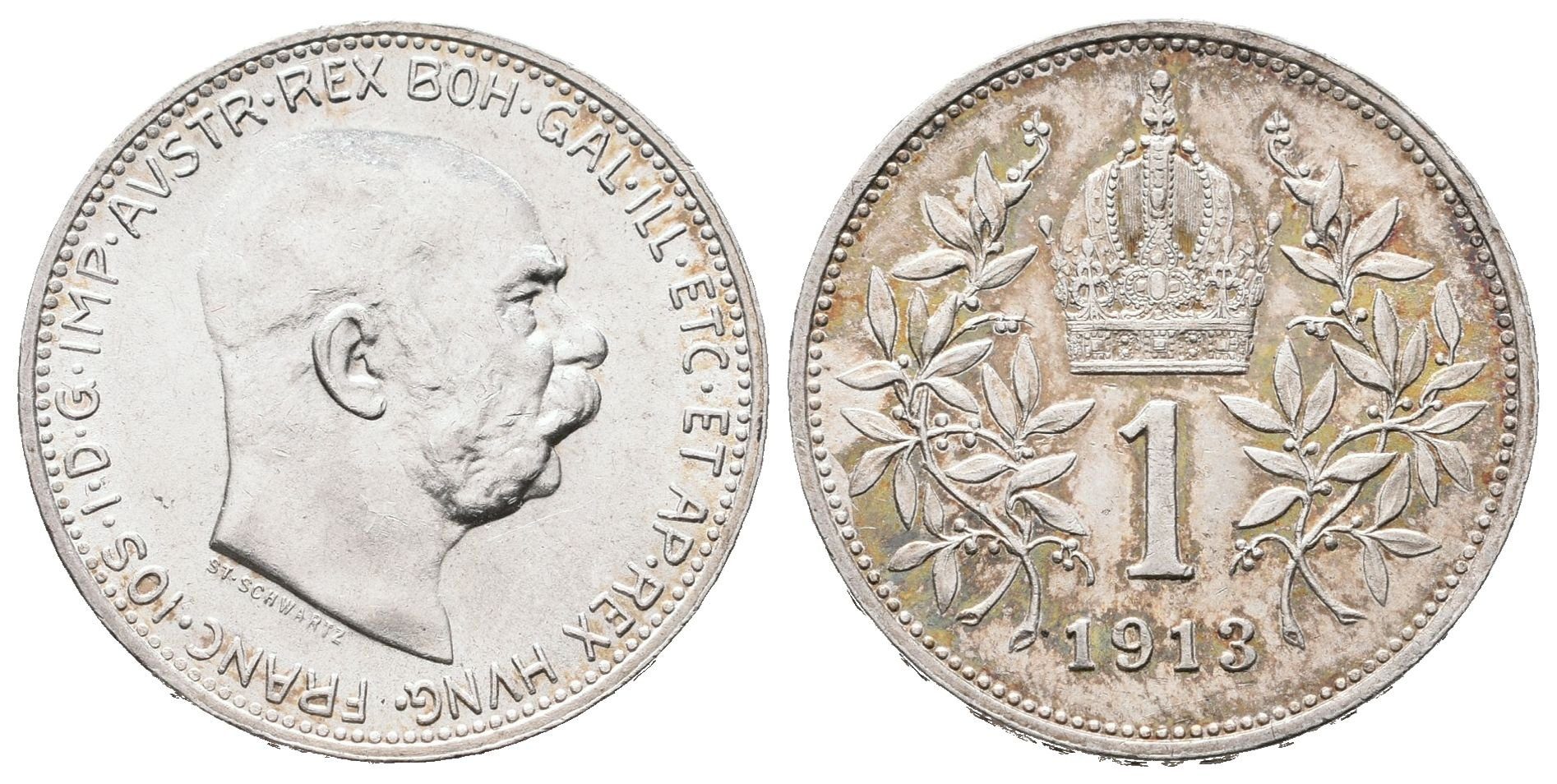 1 Koruna 1913