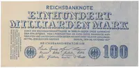 Německo, 100 Milliarden Mark 1923, Ro.123