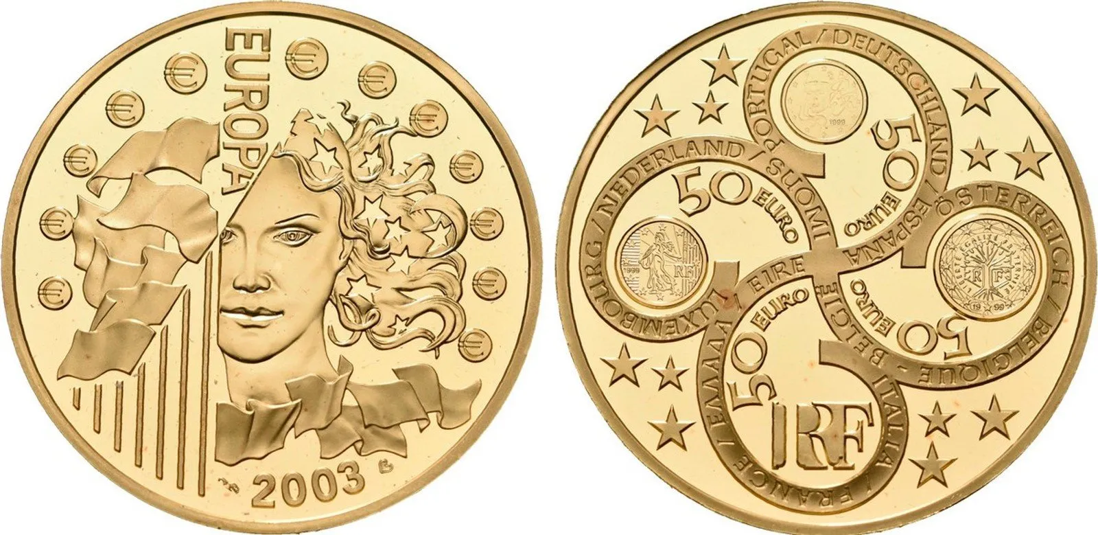 Francie, 50 Euro 2003 - Europa 2003