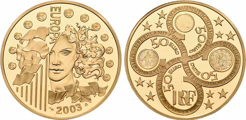 Francie, 50 Euro 2003 - Europa 2003