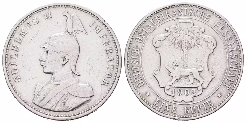 Německá východní Afrika, 1 Rupie 1902