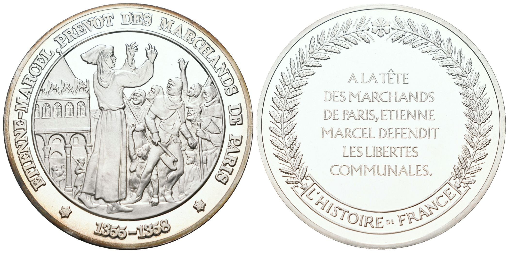 Francie - AR Medaile b.l. - Etienne Marcel