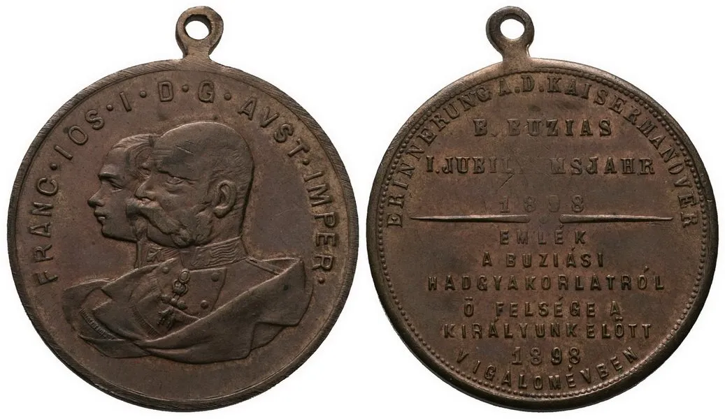 František Josef I., medaile vojenských manévrů — 1