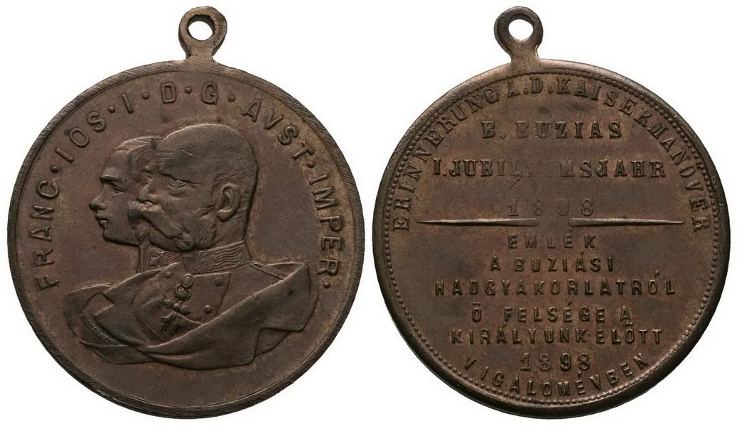 František Josef I., medaile vojenských manévrů — 1