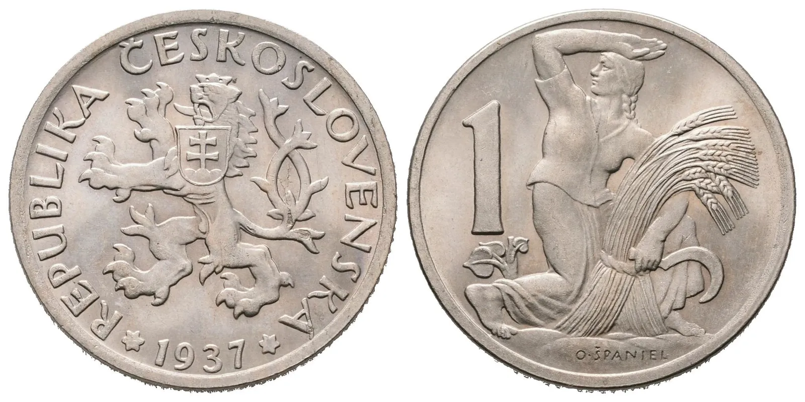 1 Koruna 1937