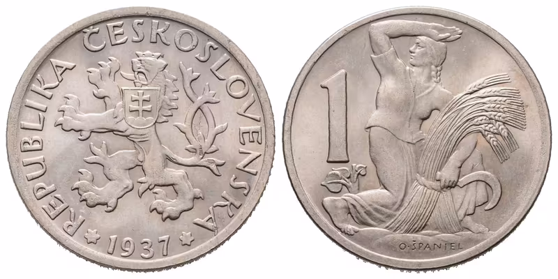 1 Koruna 1937