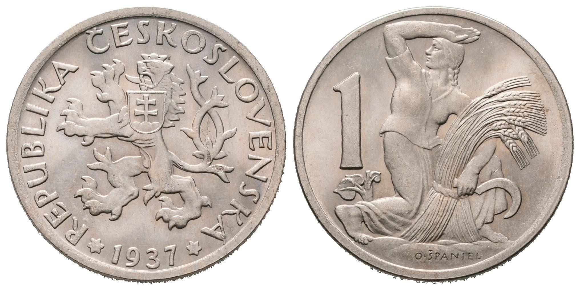1 Koruna 1937