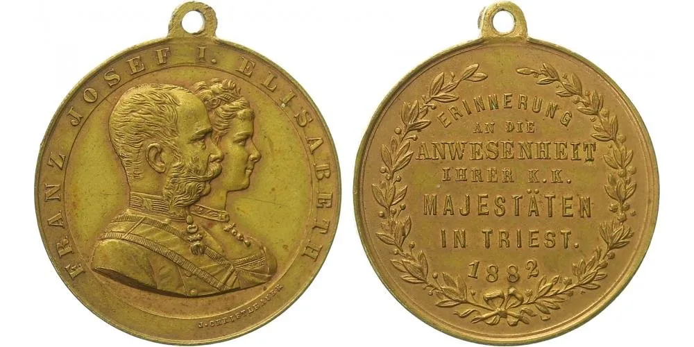 František Josef I., medaile na návštěvu a přítomnost císaře — 1