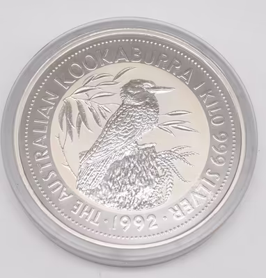 Stříbrná mince 1 Kg AUSTRALIAN KOOKABURRA 1992