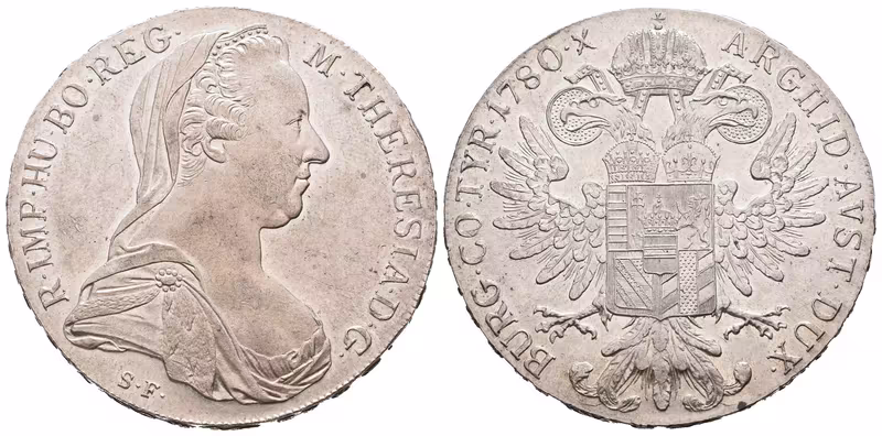 Marie Terezie, Tolar 1780 SF