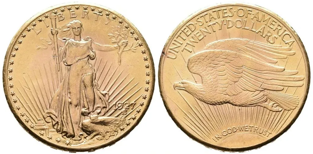 USA, 20 Dollar 1927