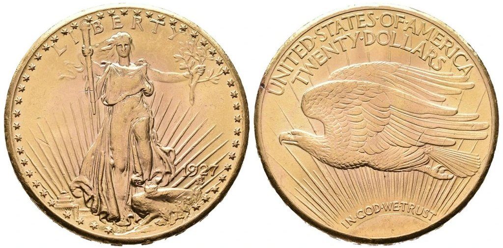 USA, 20 Dollar 1927
