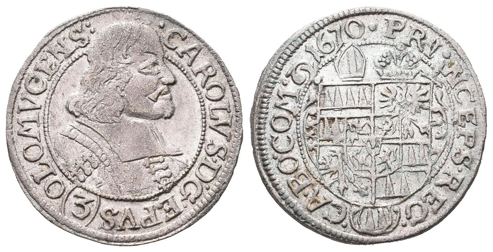 Olomouc - biskupství, Karel II. Liechtenstein, 1664 - 1695 — 1