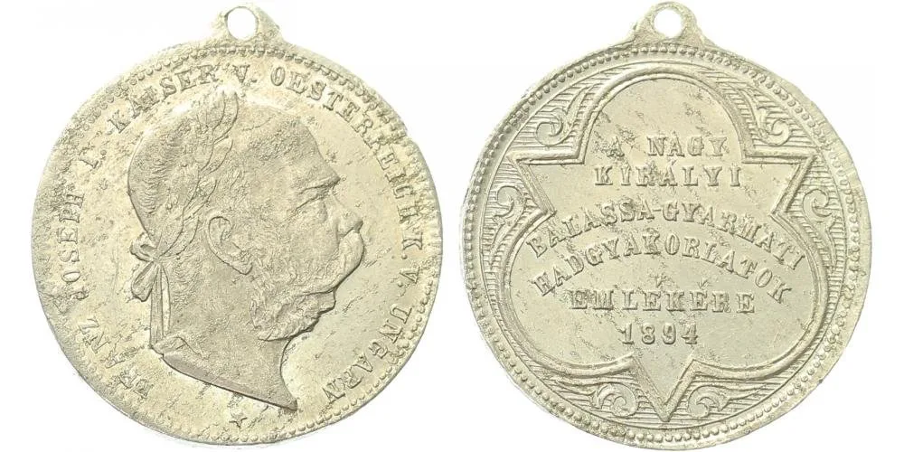 František Josef I., medaile vojenských manévrů — 1