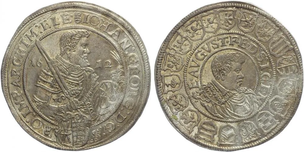 Sasko, Johann Georg I. a August, 1611 - 1615 — 1