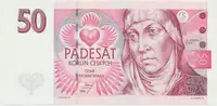 Česká republika, 50 Koruna 1994, série B, Hej.CZ15a - fotografie 2