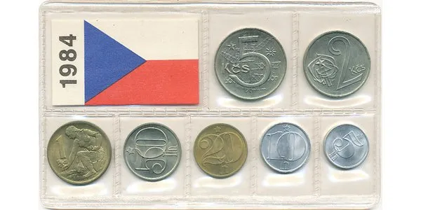 Ročníková sada mincí 1984